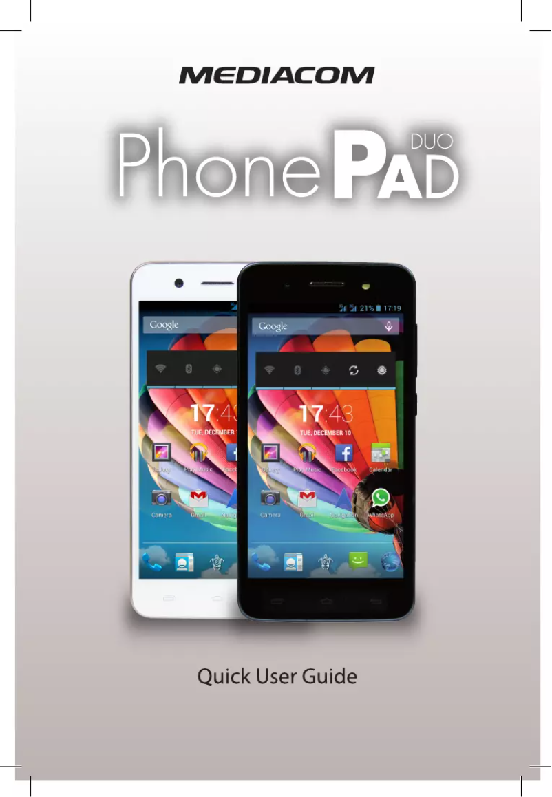 Image de la première page du manuel de l'appareil PhonePad Duo S470