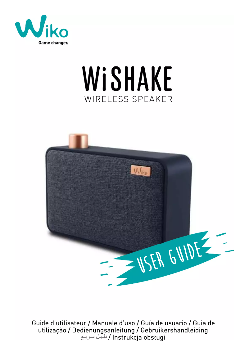 Page 1 de la notice Manuel utilisateur Wiko WiSHAKE