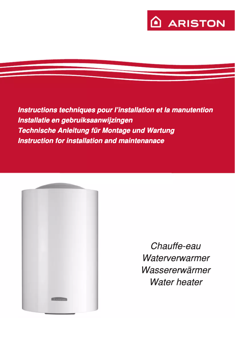 Image de la première page du manuel de l'appareil Initio