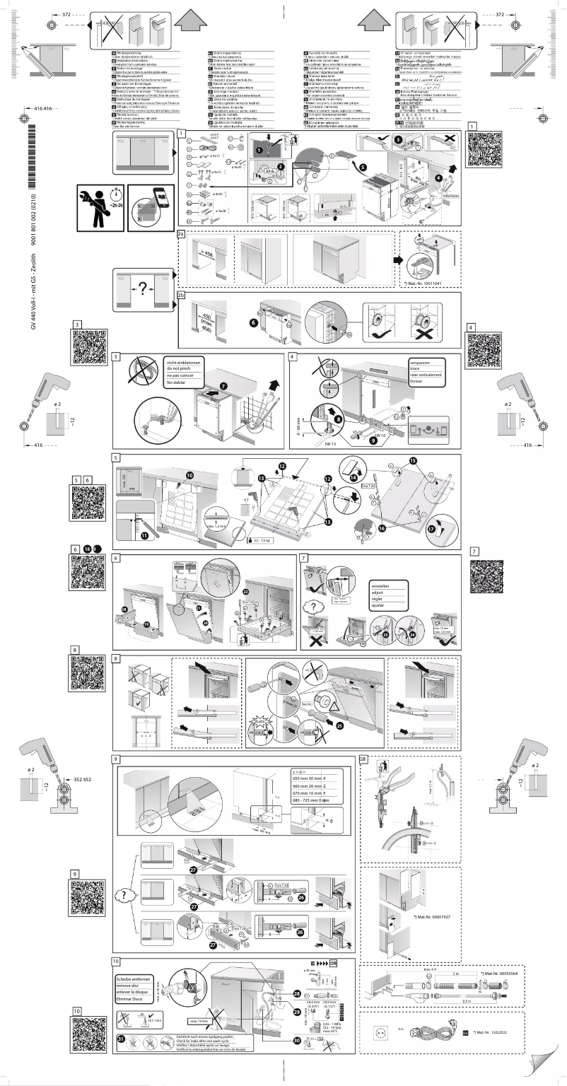 Page n°1 - Guide d'installation Neff S857YMX02E