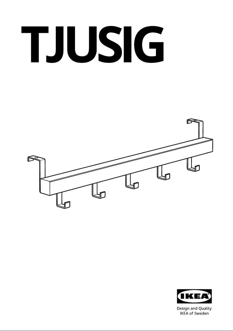 Página 1 del manual Manual de usuario Ikea TJUSIG 602.426.66