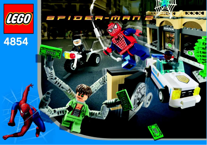 Image de la première page du manuel de l'appareil Spiderman 4854