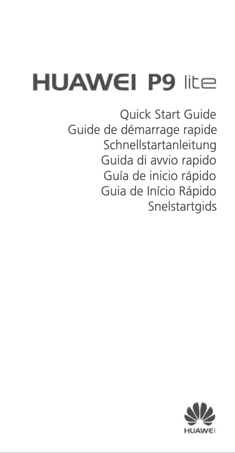 Image de la première page du manuel de l'appareil P9 lite Lite