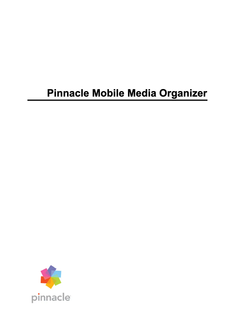 Page n°1 - Manuel utilisateur Avid Mobile Media Organizer