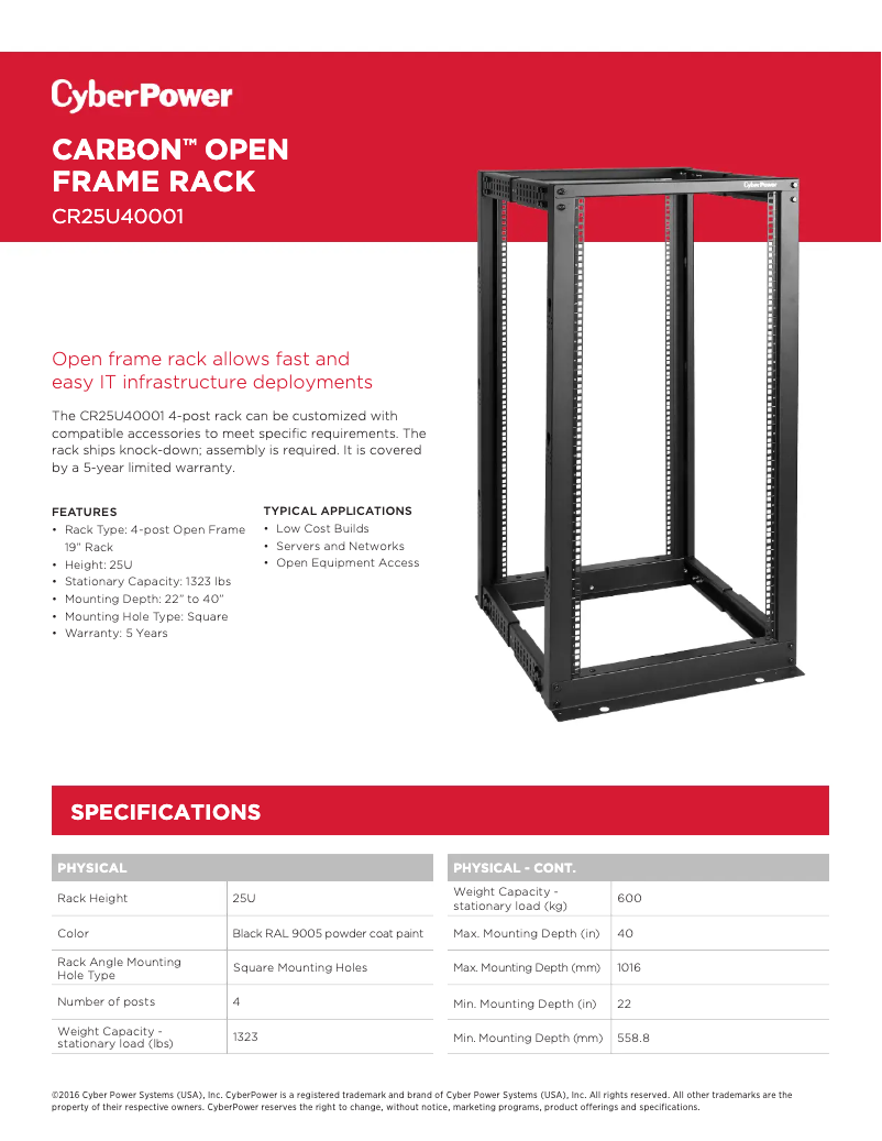 Image de la première page du manuel de l'appareil CR25U40001