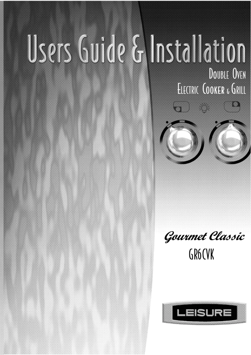 Page n°1 - Manuel utilisateur Leisure GR6CV