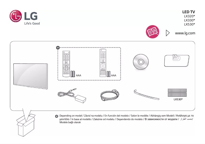 Image de la première page du manuel de l'appareil 28LX320C