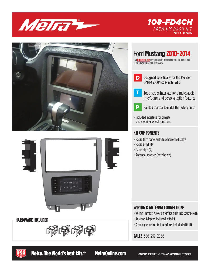Página 1 del manual Ficha técnica AXESS 108-FD4CH