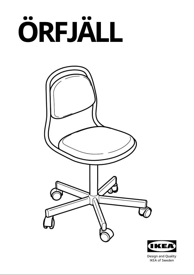 Image de la première page du manuel de l'appareil ÖRFJÄLL 205.018.88