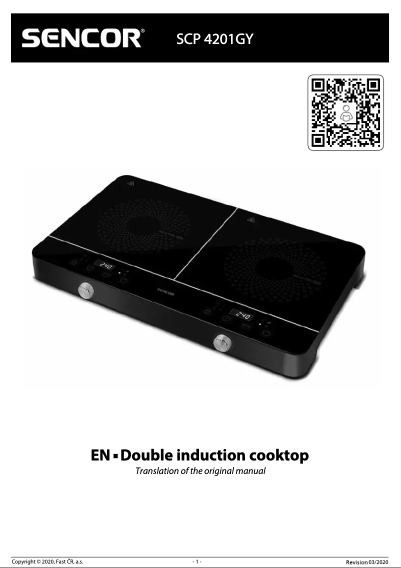 Image de la première page du manuel de l'appareil SCP 4201GY