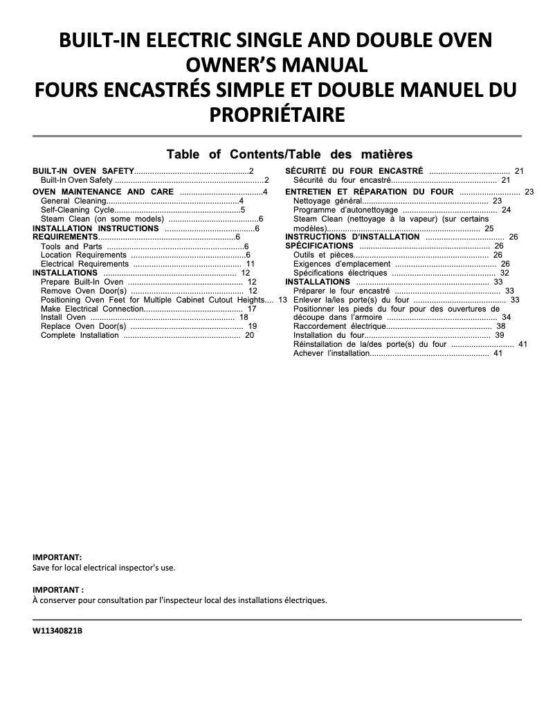 Image de la première page du manuel de l'appareil KOST100ESS