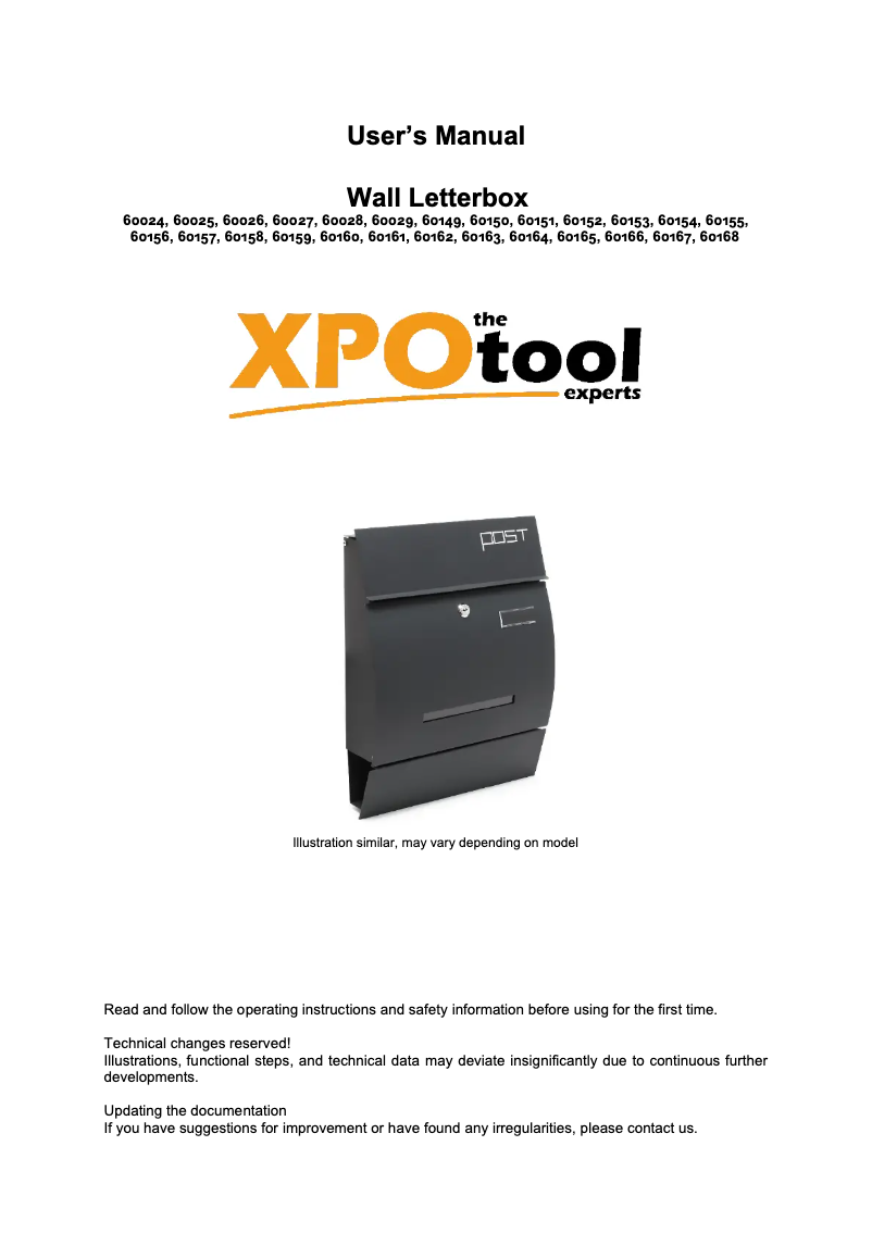 Page n°1 - Manuel utilisateur WilTec 60156