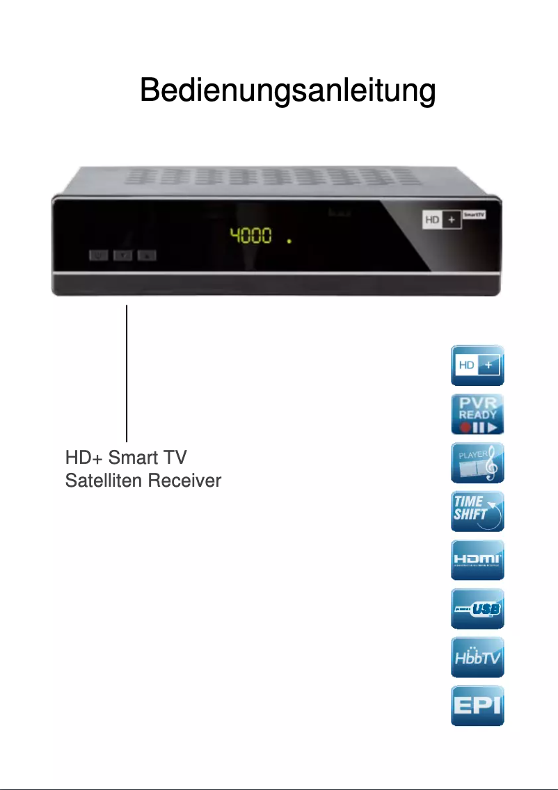 Page 1 de la notice Manuel utilisateur Telestar DIGIO 33i HD+