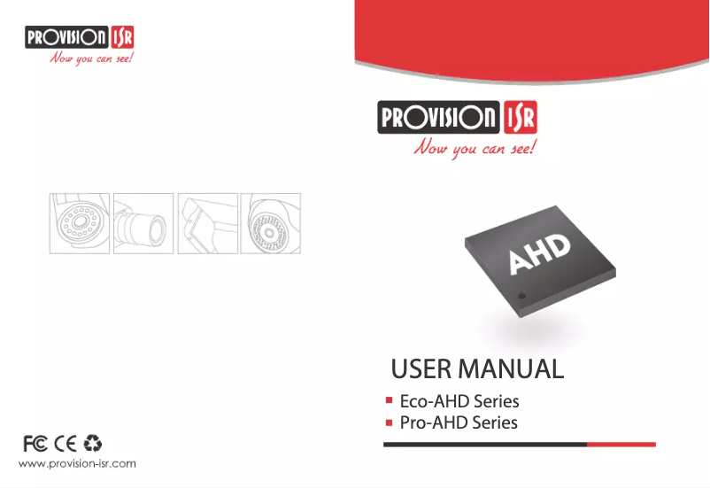 Page n°1 - Manuel utilisateur Provision-ISR I4-380AHDEVF
