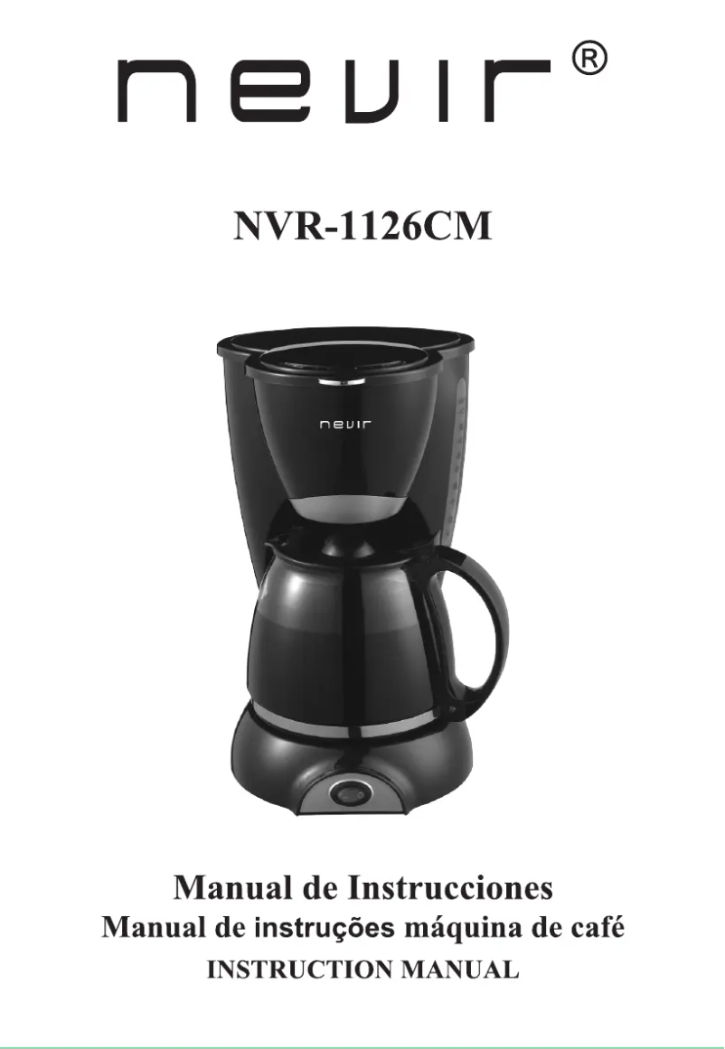 Page n°1 - Manuel utilisateur Nevir NVR-1126 CM