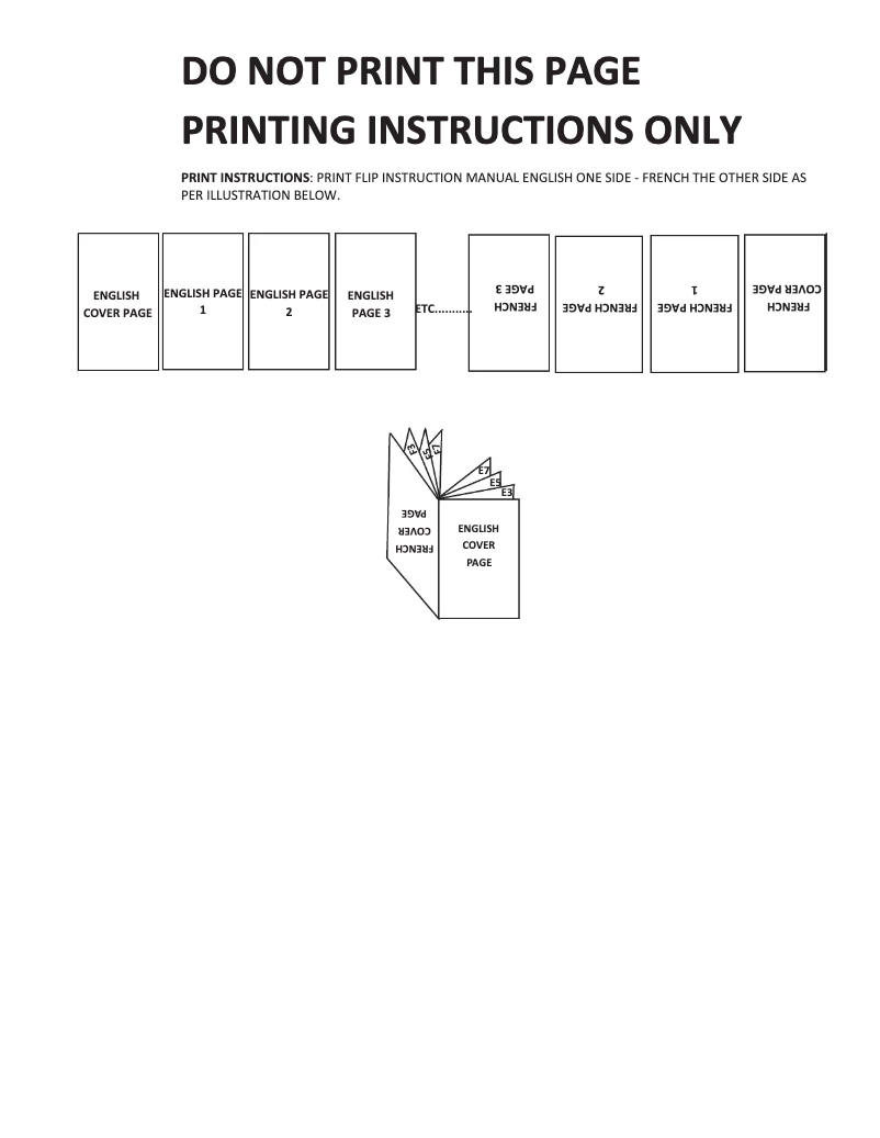 Page 1 de la notice Instructions / montage Napoleon LA400RSIBP