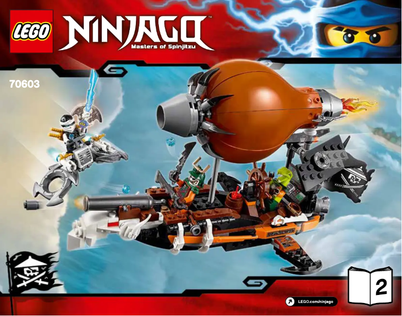 Image de la première page du manuel de l'appareil Ninjago 70603