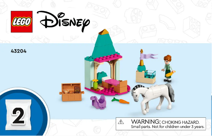 Page n°1 - Manuel utilisateur Lego Disney 43204