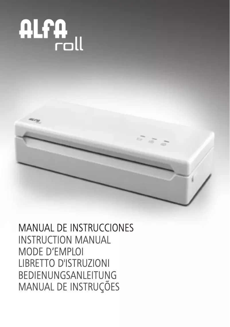 Page 1 de la notice Manuel utilisateur Alfa Roll