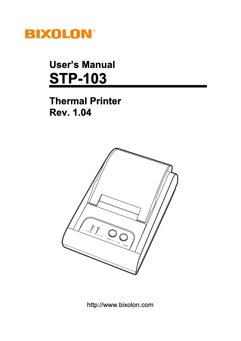 Page n°1 - Manuel utilisateur Samsung STP-103DK