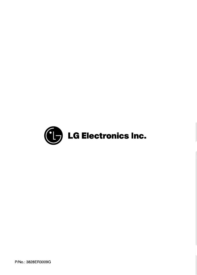 Page 1 de la notice Manuel utilisateur LG WD-1074FB