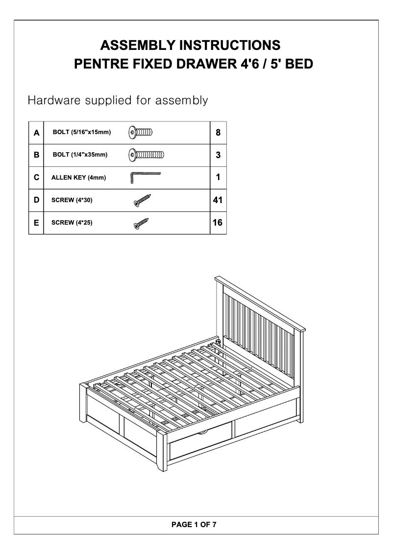 Page 1 de la notice Manuel utilisateur Flintshire Pentre