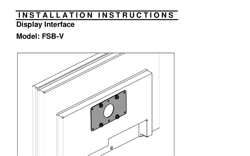 Página 1 del manual Manual de usuario Chief FSBVB