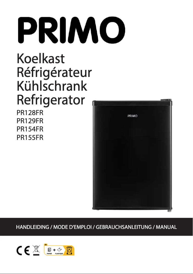 Imagen de la primera página del manual del dispositivo PR155FR