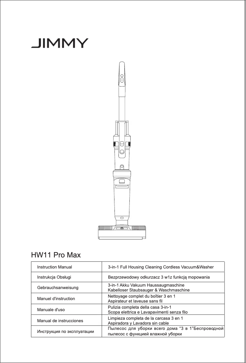 Page n°1 - Manuel utilisateur JIMMY HW11 Pro Max
