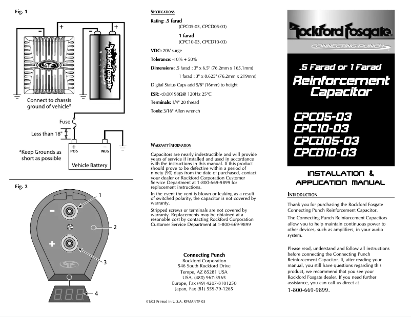 Image de la première page du manuel de l'appareil Connecting Punch CPC05-03