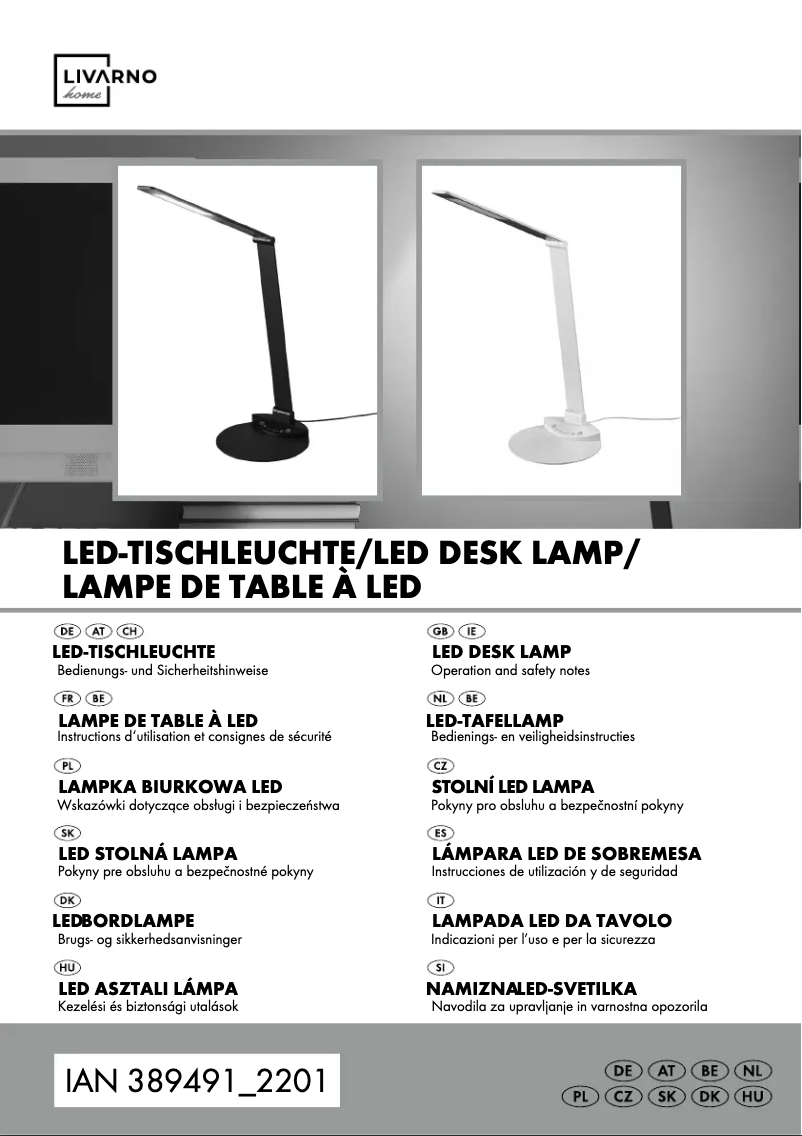 Page n°1 - Manuel utilisateur Livarno Lux IAN 396691
