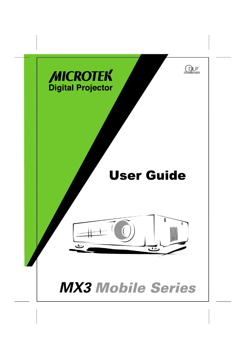 Page n°1 - Manuel utilisateur Microtek Mobile MX3