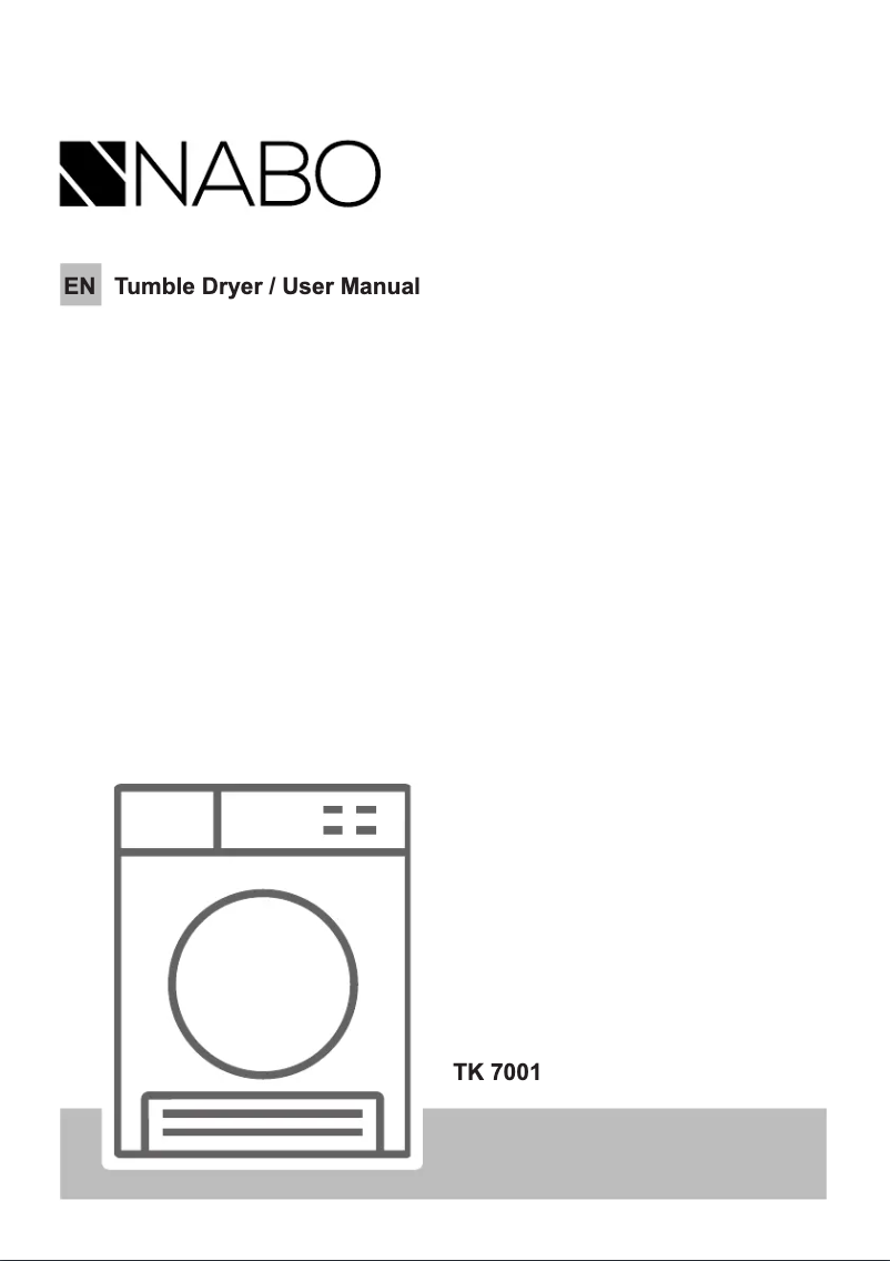 Page n°1 - Manuel utilisateur Nabo TK 7001