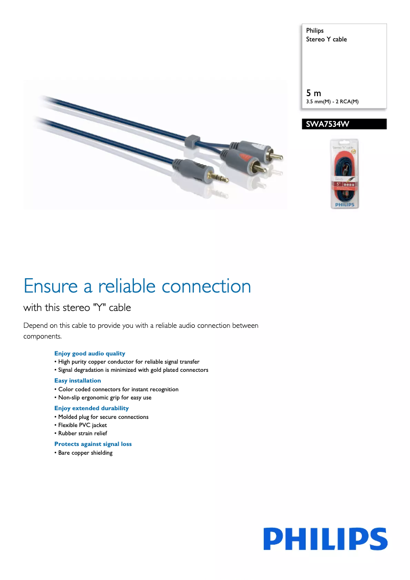 Page n°1 - Brochure Philips SWA7534W