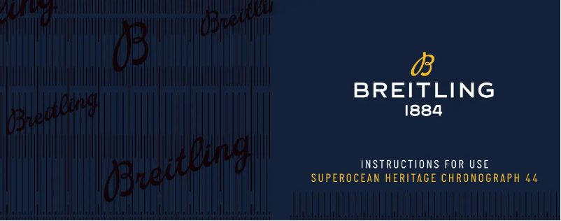 Image de la première page du manuel de l'appareil Superocean Heritage Chronograph 44