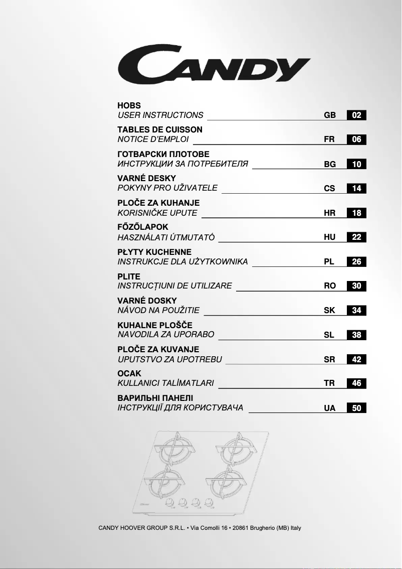 Image de la première page du manuel de l'appareil CDK6KB
