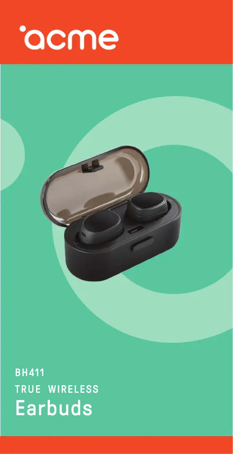 Image de la première page du manuel de l'appareil BH411