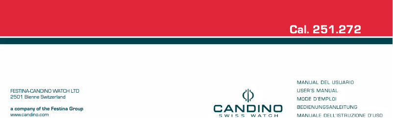 Page n°1 - Manuel utilisateur Candino C4385