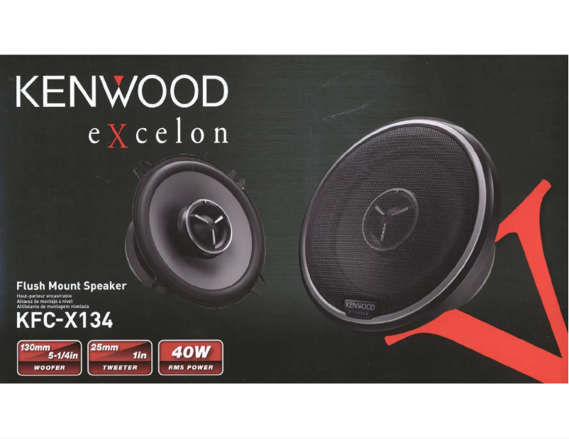 Page 1 de la notice Manuel utilisateur Kenwood Excelon KFC-X134