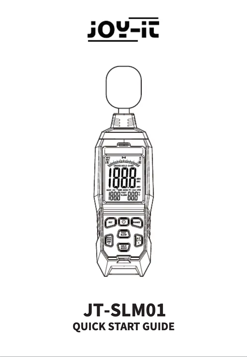 Page 1 de la notice Manuel utilisateur Joy-It JT-SLM01