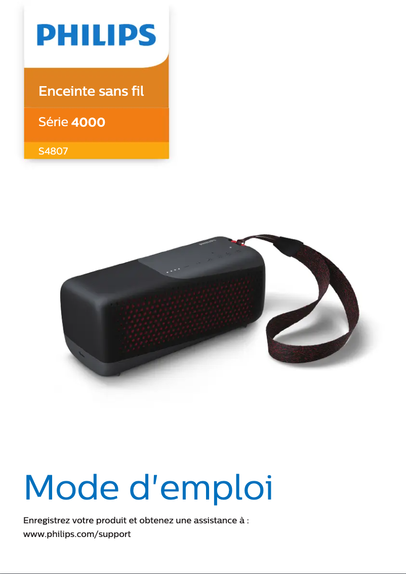 Image de la première page du manuel de l'appareil TAS4807