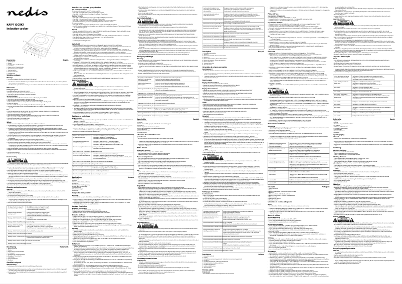 Image de la première page du manuel de l'appareil KAIP113CBK1