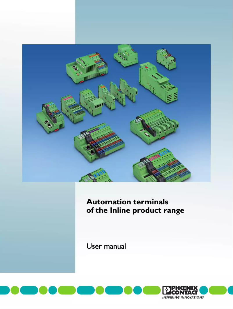 Page n°1 - Manuel utilisateur Phoenix IB IL 24 SEG/F-D-PAC