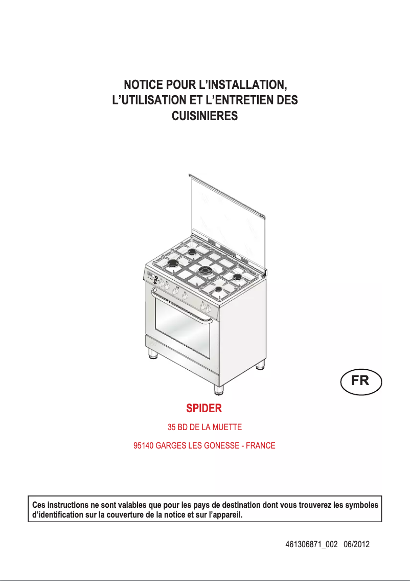Page n°1 - Manuel utilisateur Continental Edison CECP8050MB