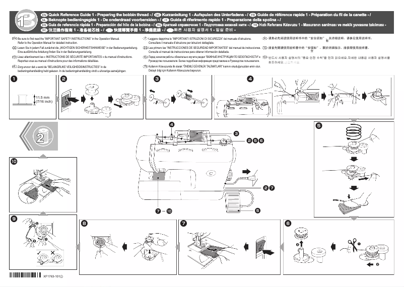 Image de la première page du manuel de l'appareil XR37T