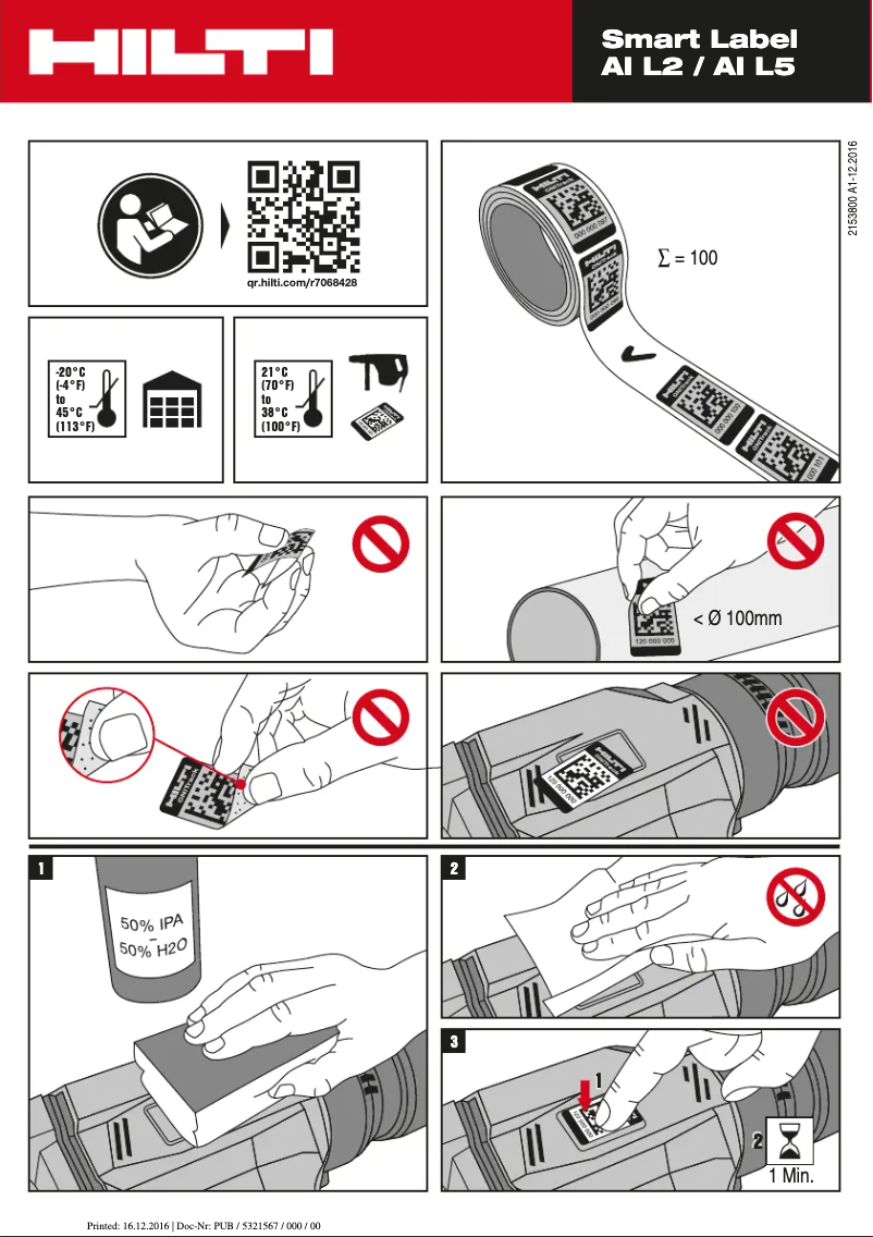 Página 1 del manual Manual de usuario Hilti AI L2 AI L5