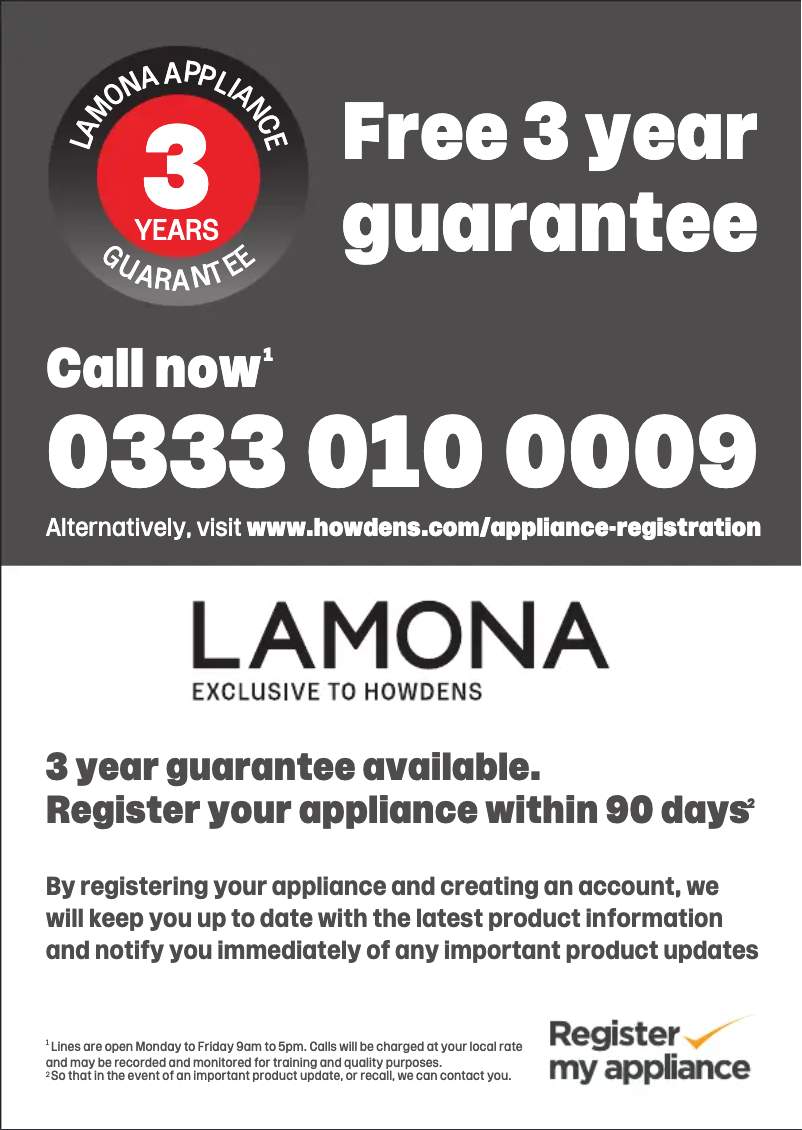 Page n°1 - Informations de garantie Lamona LAM2705