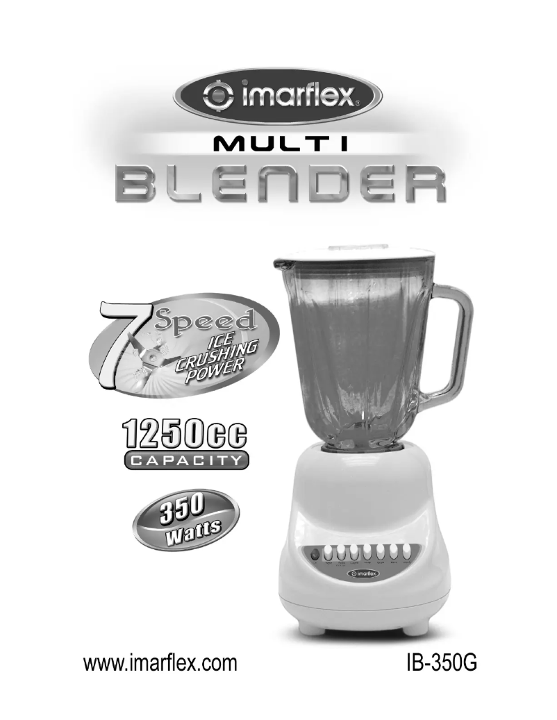 Image de la première page du manuel de l'appareil IB-350G