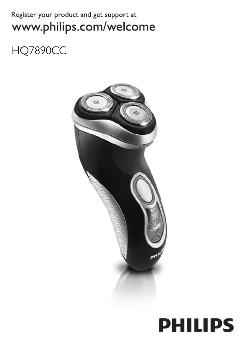 Page n°1 - Manuel utilisateur Philips HQ7890