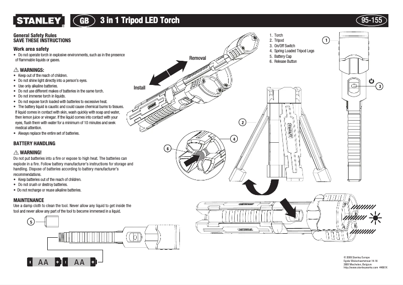 Image de la première page du manuel de l'appareil 95-155